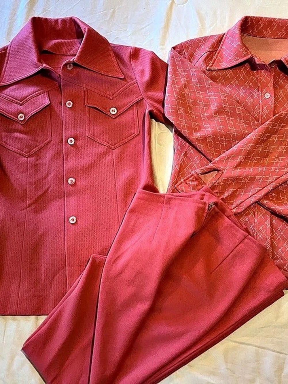 Pink 3-Piece Pantsuit Set